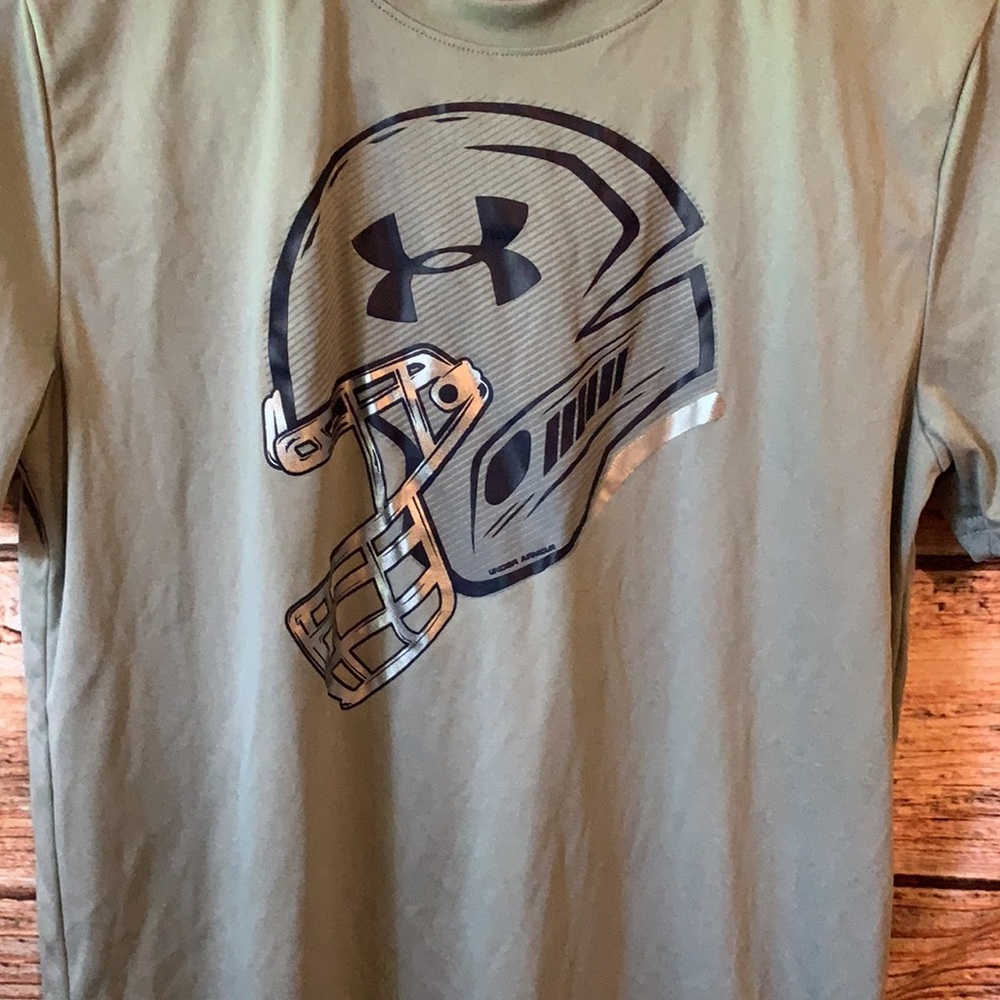 Under Armour Grey Kids T Shirt - Picture 4 of 5